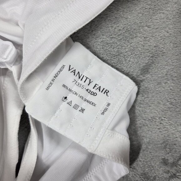 Vanity Fair 42DD Bra White Cooling Touch Full Figure Wirefree 71355 NEW - Picture 7 of 7